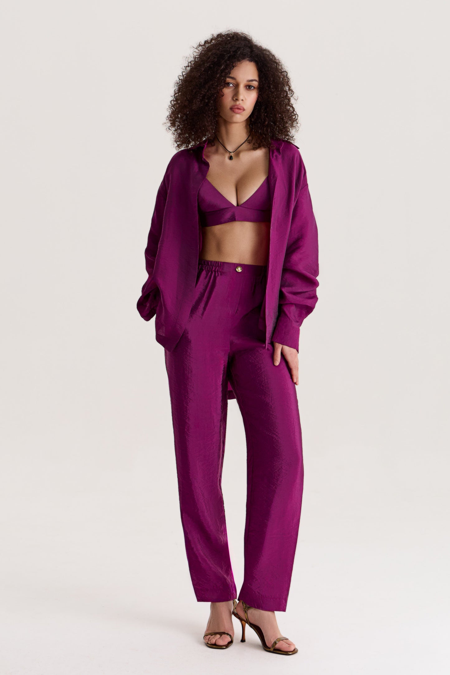 Shirt Evia in Raspberry