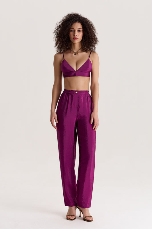 Trousers Evia in Raspberry