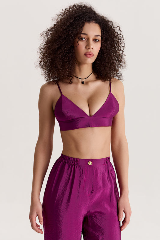 Top-bra Evia in Raspberry