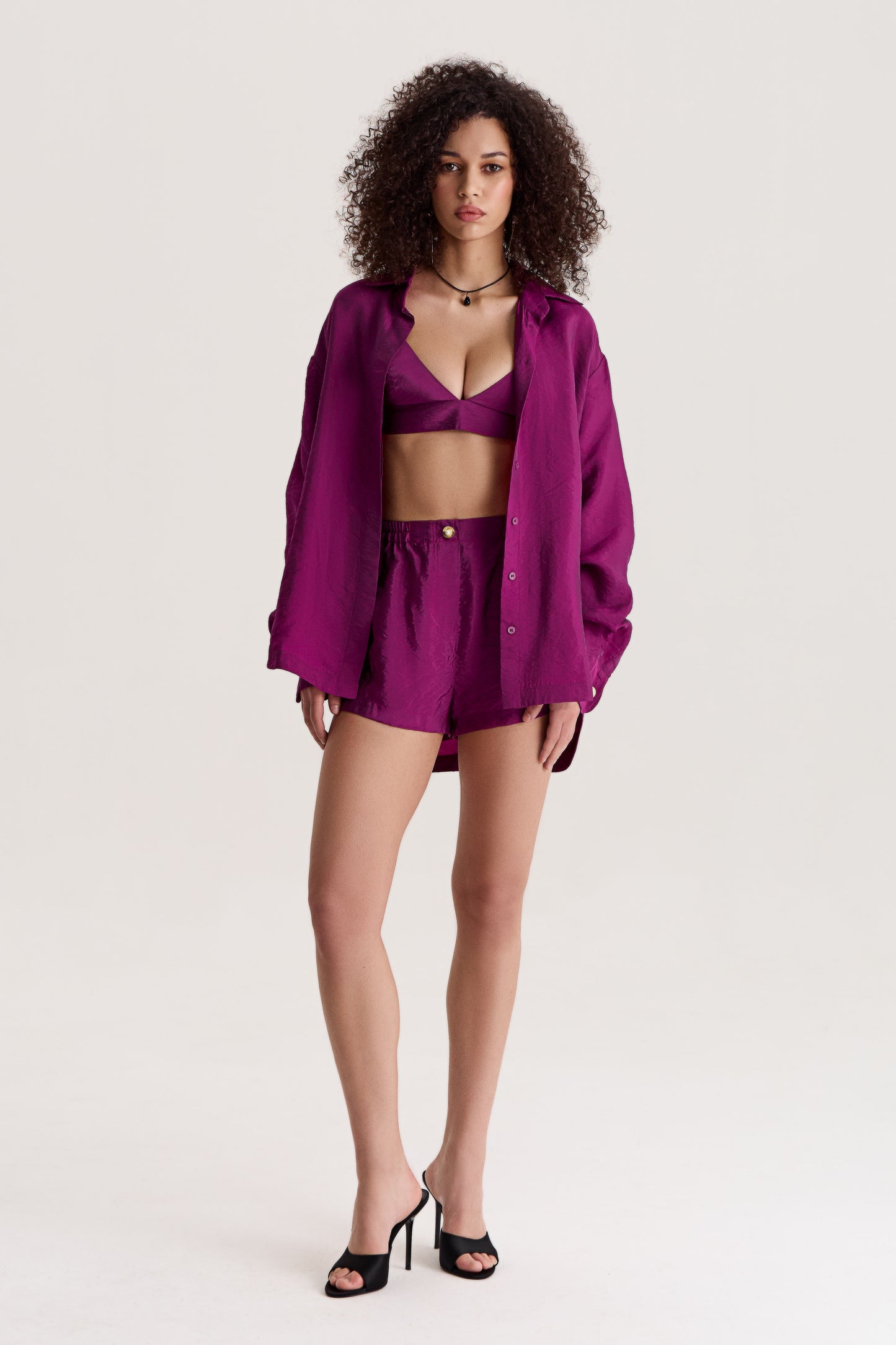 Shorts Evia in Raspberry