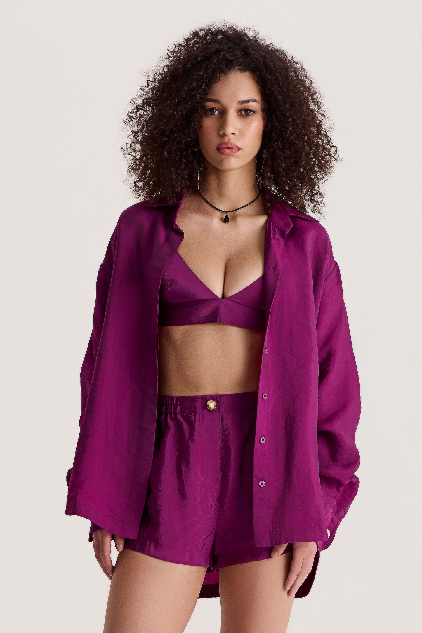 Shorts Evia in Raspberry