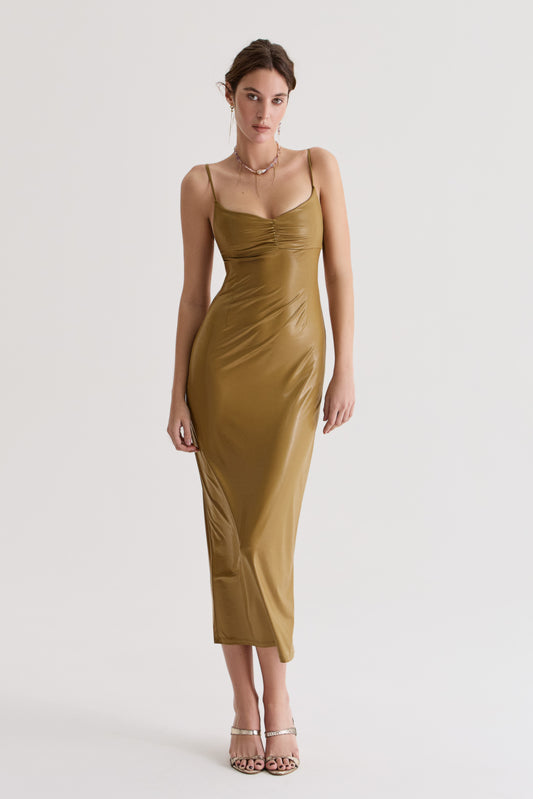Siren's Dress in Gold